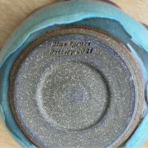 Blue Spruce Pottery 2021 Lotus Bowl In Medium/Small Size - Picture 3 of 16